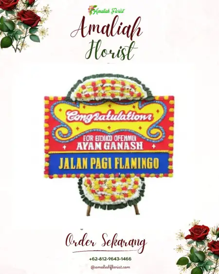 Sewa Papan Bunga Sarampingan
